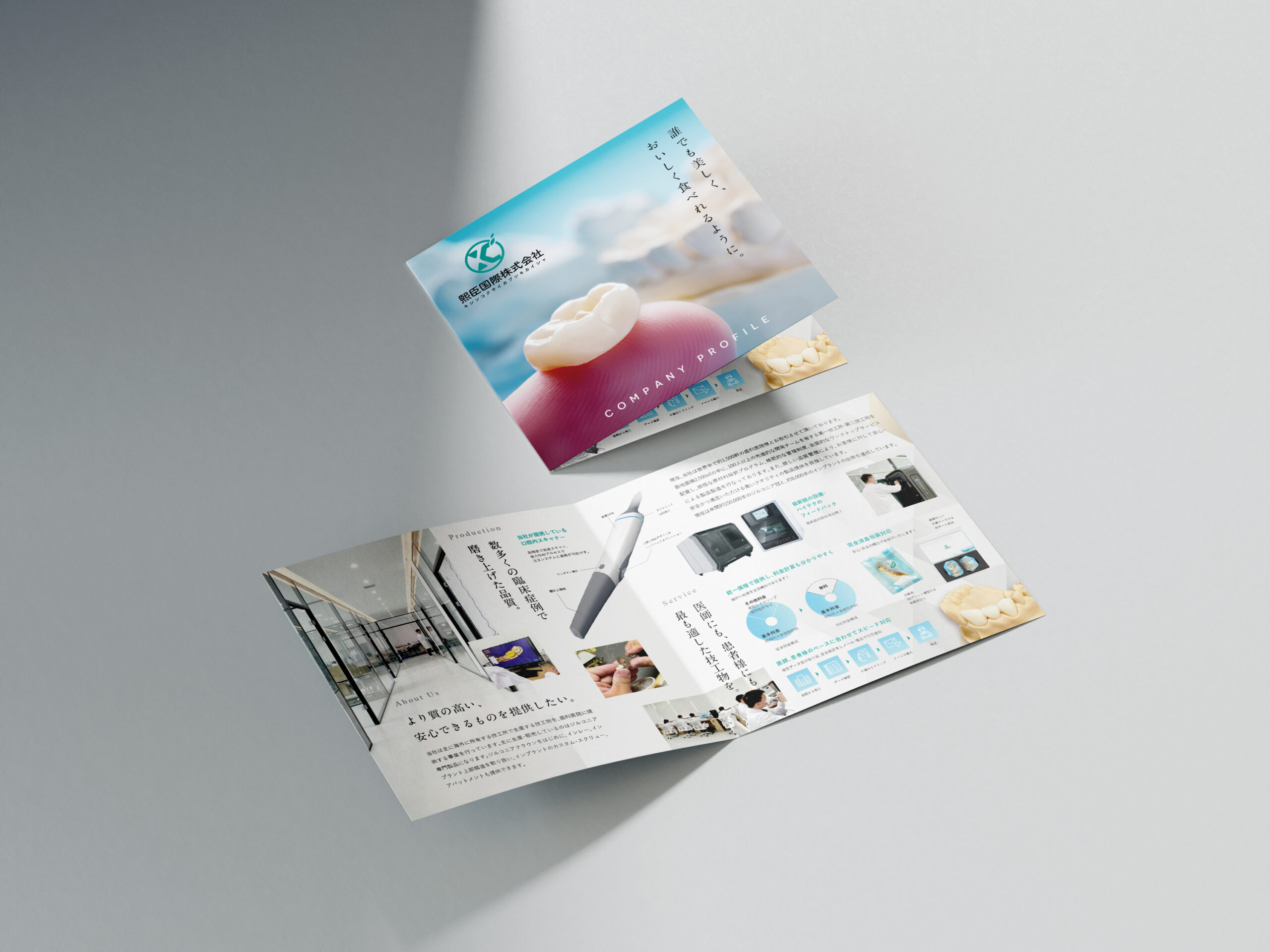 熙臣国際株式会社様 会社案内 - LIDE produce by arps（デザイン